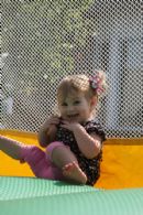 Enjoying the Moon Bounce